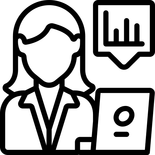 Business analyst icon