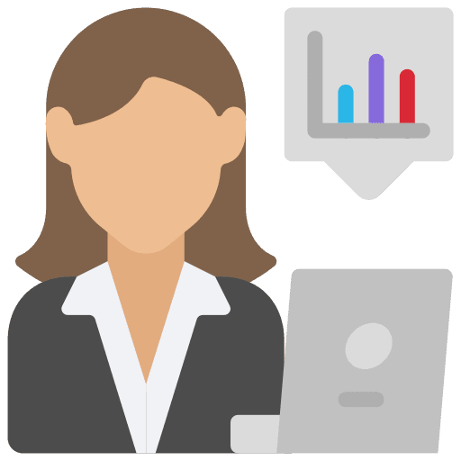 Business analyst icon